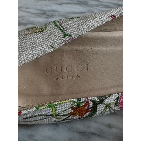 Gucci Sylvie Cloth Heels - Picture 6 of 7